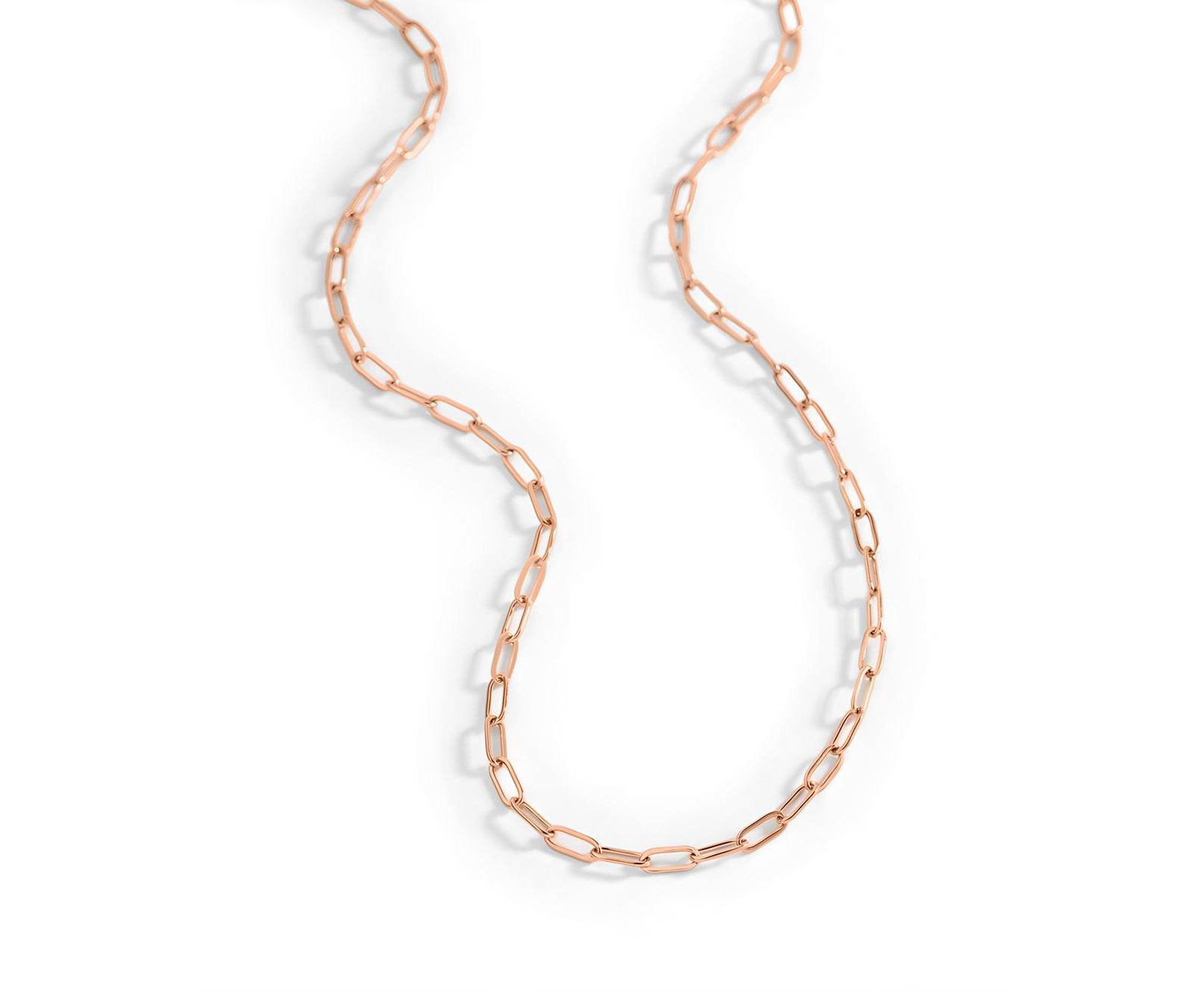 Mint & Lily Thin Paperclip Necklace