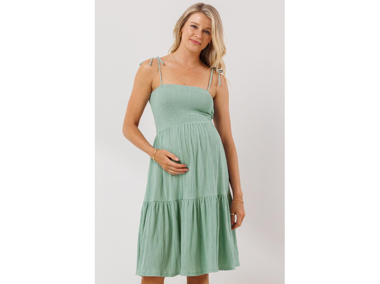 Платье Hello Miz Maternity Tiered Smocked Sundress