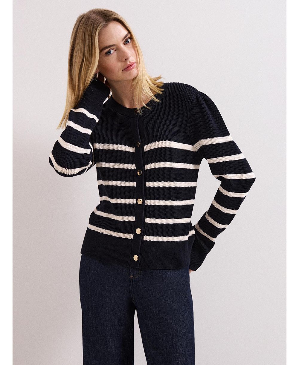 Phase Eight Women's Grace Button-Front Round Neck Cardigan