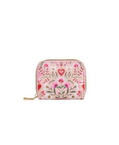 Fable England Women's Floral Heart Purse