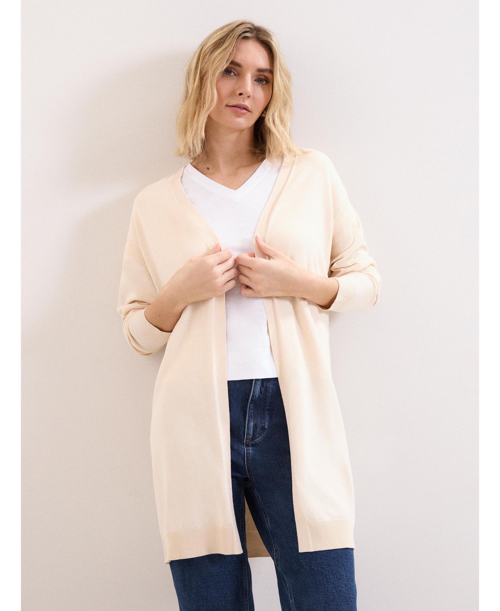 Phase Eight Women's Sabrina Longline Open Front Cardigan