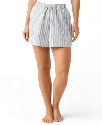 Шорты Reistor Women's Striped Linen Drawstring Relaxed