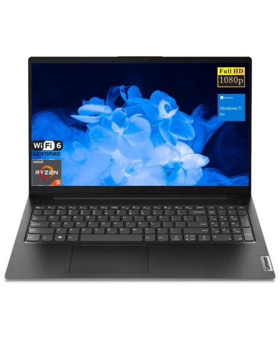 Ноутбук Lenovo V-Series V15 15.6" AMD Ryzen 5 7430U 16GB RAM 2TB SSD Windows 11 Pro FHD 60Hz - Black