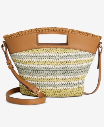 Style & Co Клатч из соломы с изогнутым верхом