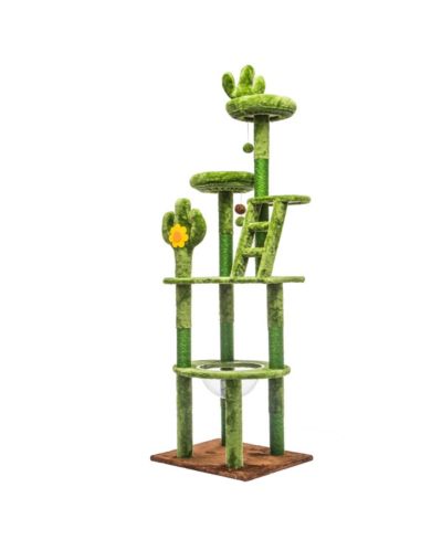 Streamdale Furniture Кошачий игровой комплекс с прозрачной капсулой