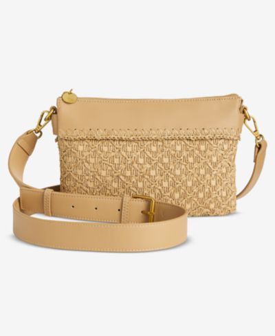 Сумка через плечо Style & Co Crochet Straw Double Comp Crossbody