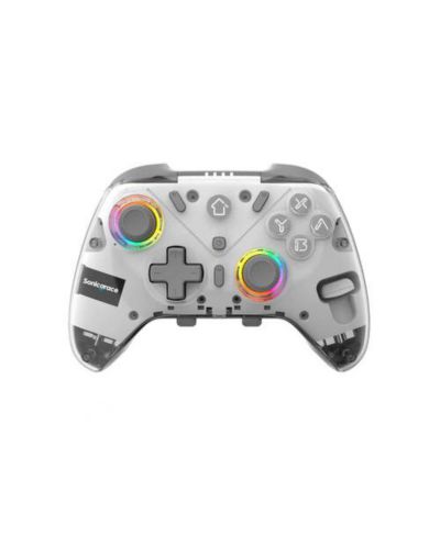 Беспроводной игровой контроллер Sonicgrace с RGB подсветкой и док-станцией для зарядки для PC, Android и iOS
