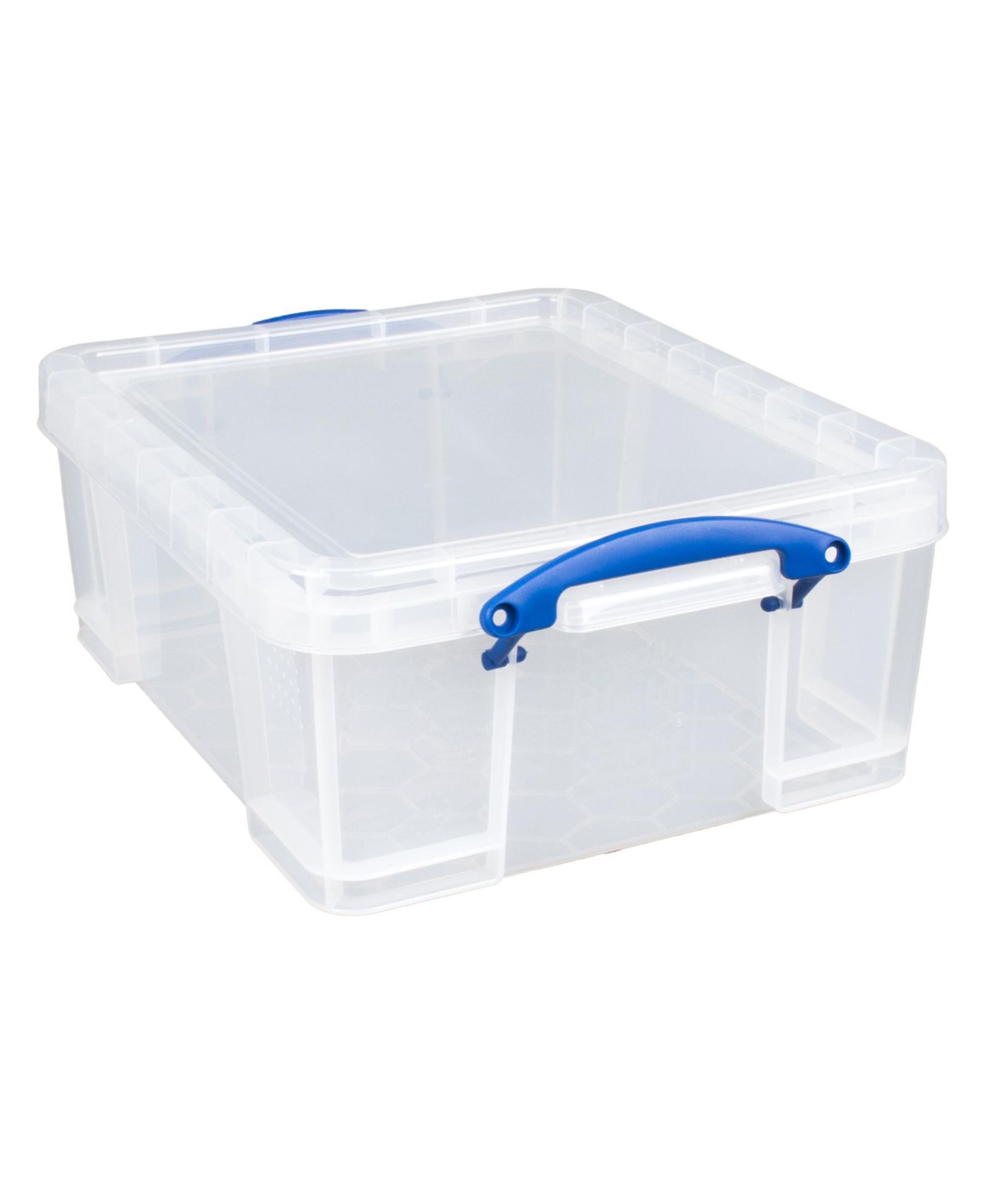 Really Useful Box 17L Plastic Storage Container w/Snap Lid & Clip Lock Handles
