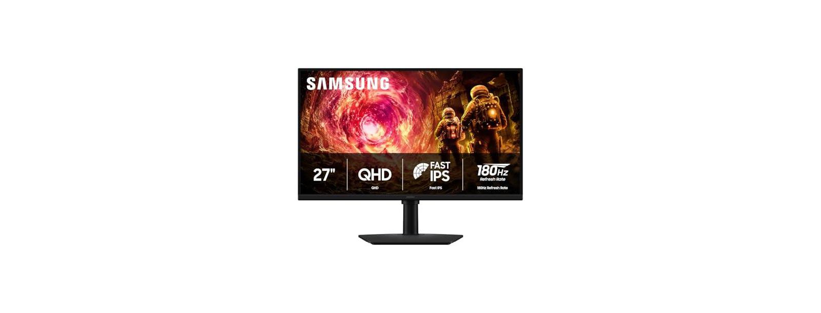 Samsung 27-in QHD, IPS, 180Hz, 1ms, G-Sync