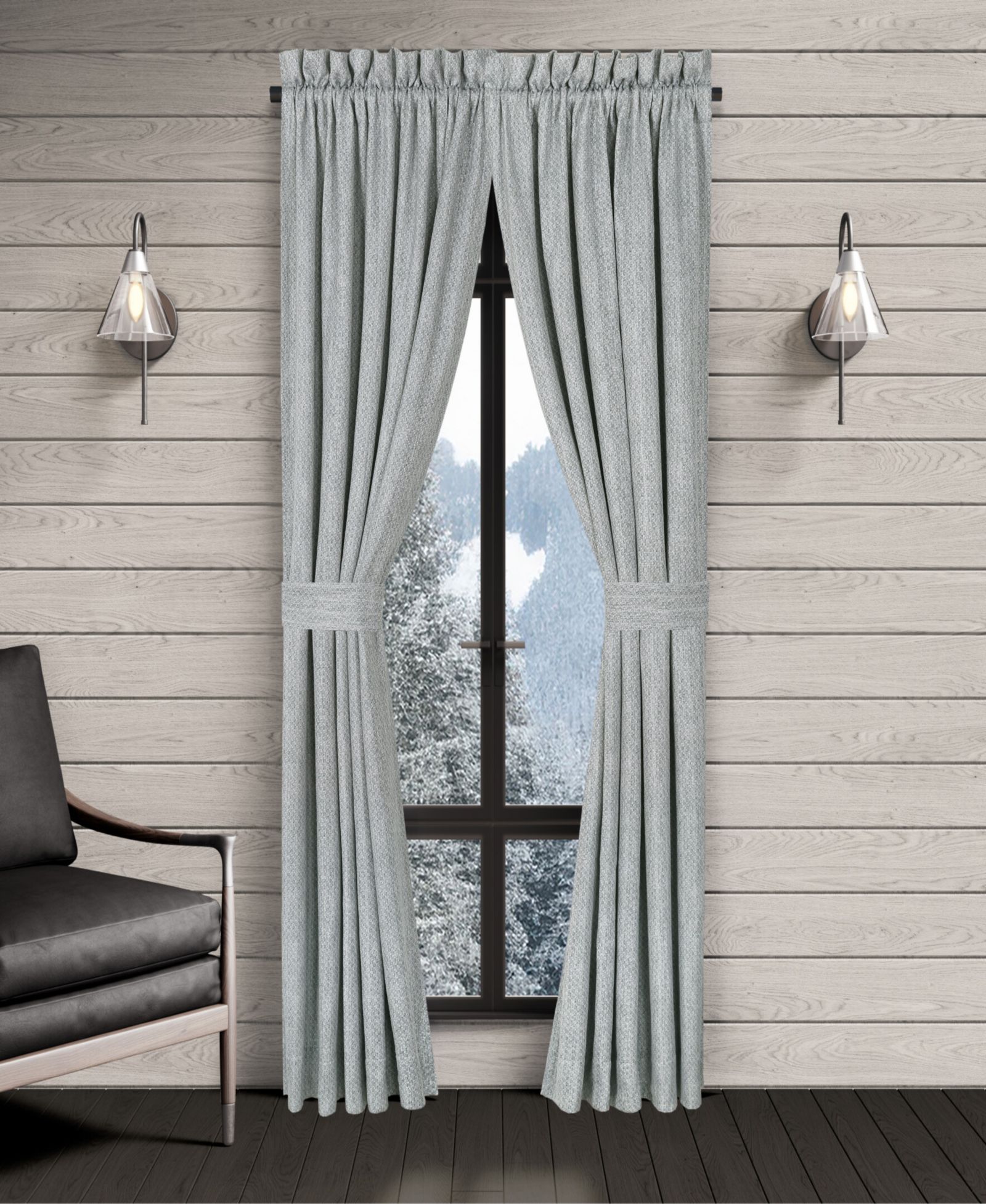 J Queen New York Alejandro Window Panel Pair, 50" x 84"