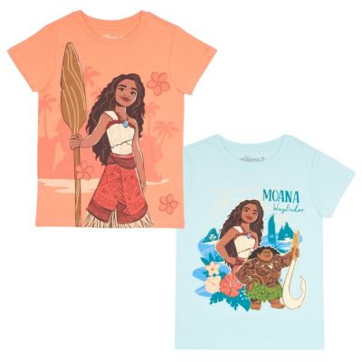 Disney Moana and Friends Big Girls 4-16 2 Pack T-Shirt