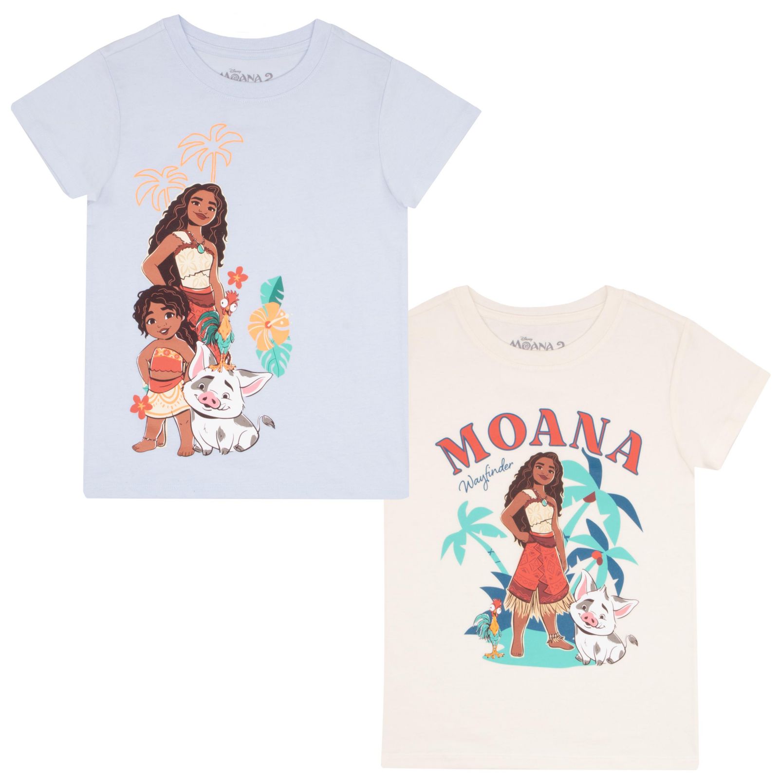 Детская футболка Disney Moana and Friends 2 Pack