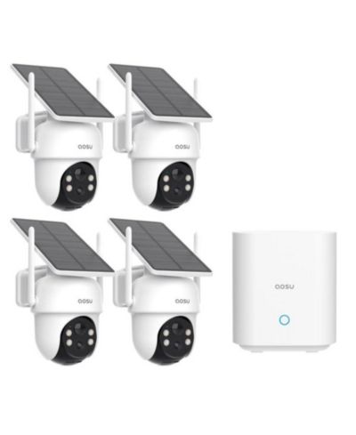 Комплект из 4 беспроводных камер видеонаблюдения AOSU C9C-4H 2k Outdoor