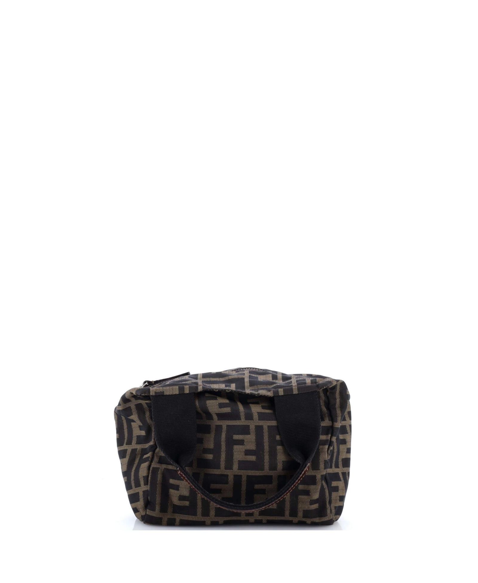 Pre-Owned Fendi Mini Vintage 1925 Cosmetic Tote Zucca Canvas