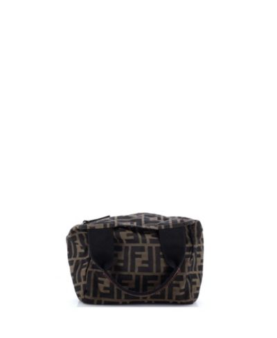 Pre-Owned Fendi Mini Vintage 1925 Cosmetic Tote Zucca Canvas