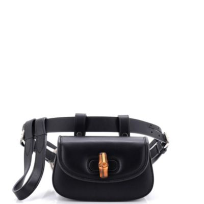 Pre-Owned Gucci Mini Bamboo 1947 Belt Bag Leather