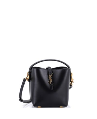 Мини-сумка Saint Laurent Mini Le 37 Bucket Bag из кожи (б/у)