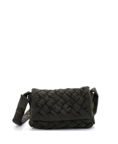 Pre-Owned Bottega Veneta маленькая плечевая сумка Rumple Shoulder Bag Intrecciato Nyl