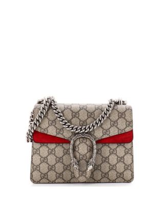 Pre-Owned Gucci Mini Dionysus Bag GG Coated Canvas