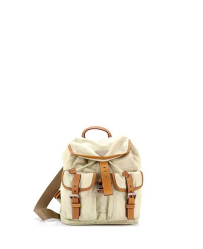 Рюкзак Pre-Owned Prada Small Double Front Pocket Tessuto