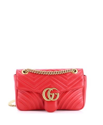 Б/у сумка Gucci Medium GG Marmont Flap Bag Matelasse Leather