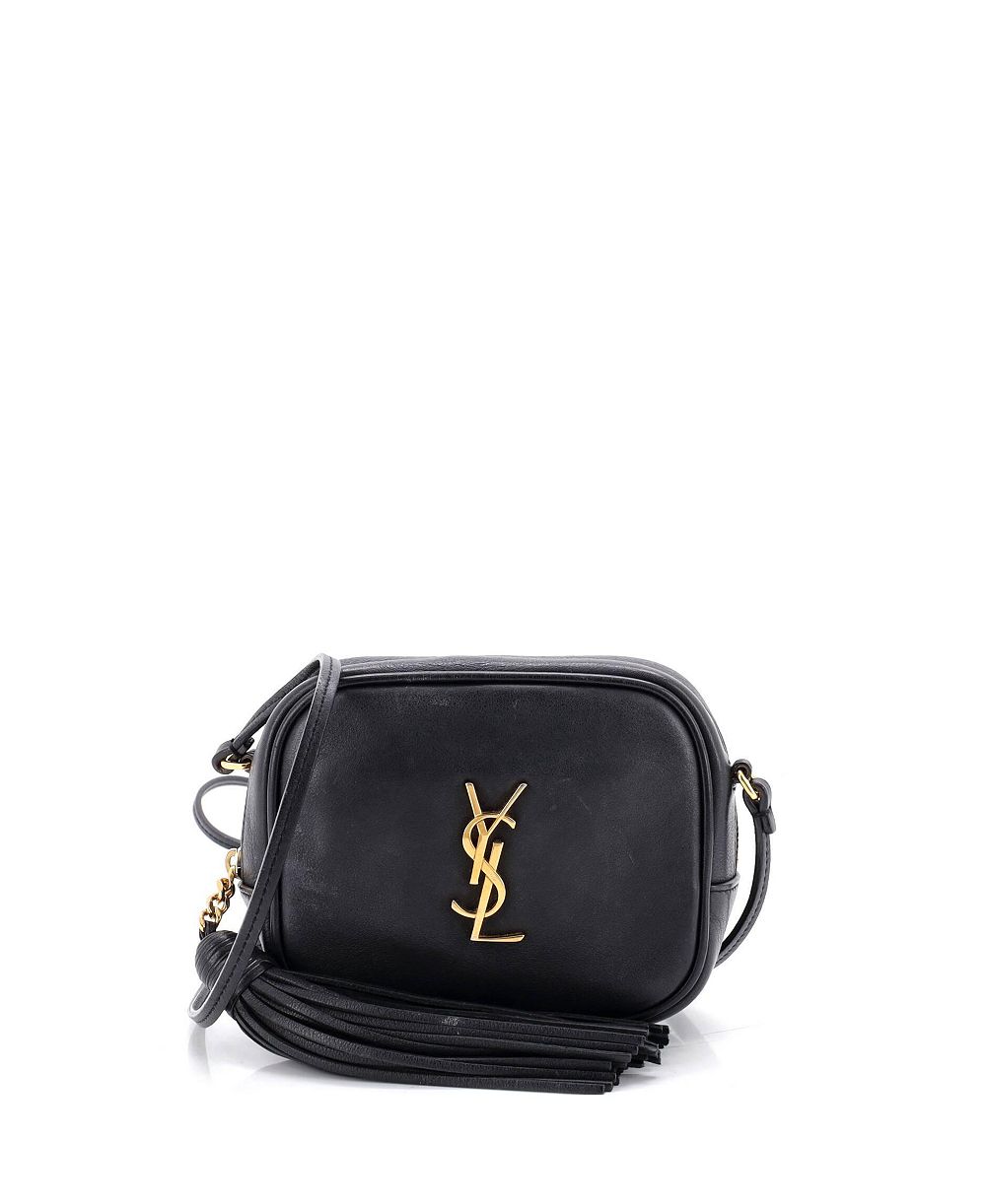 Сумка-кроссбоди Saint Laurent Small Classic Monogram Blogger из кожи с монограммой, состояние б/у