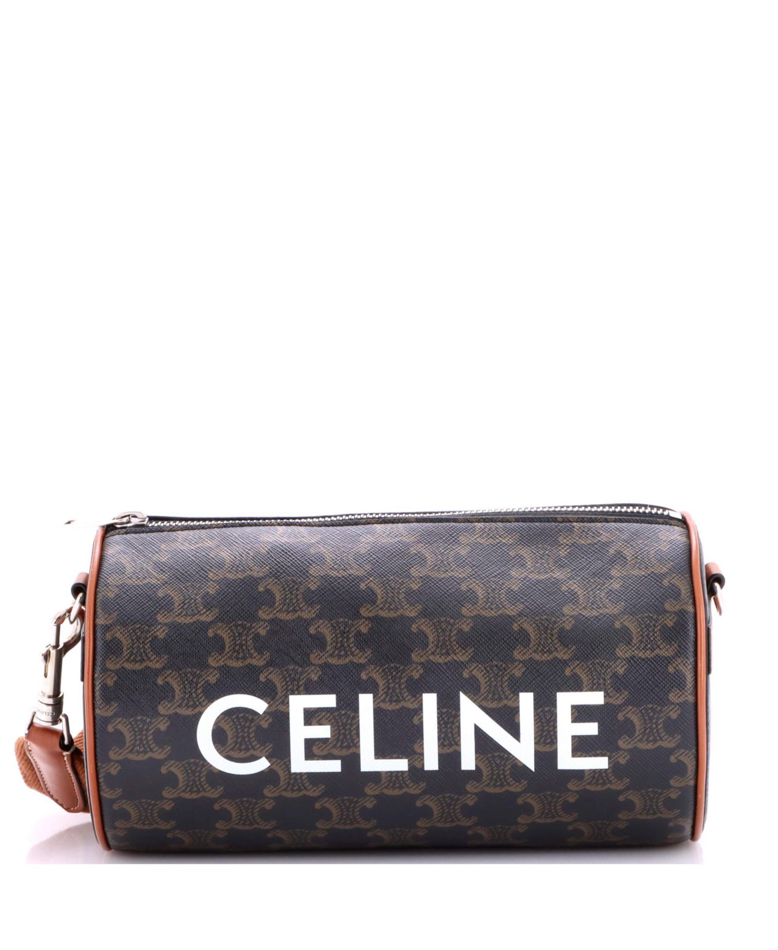 Цилиндрическая сумка Celine Logo Triomphe Coated Canva (Pre-Owned)