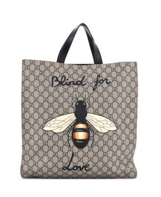 Pre-Owned Gucci Tall Convertible Soft Open Tote Printed GG Coated Canvas