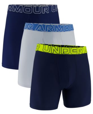 Мужские боксеры Under Armour Performance Tech Mesh Solid 6" 3-Pack