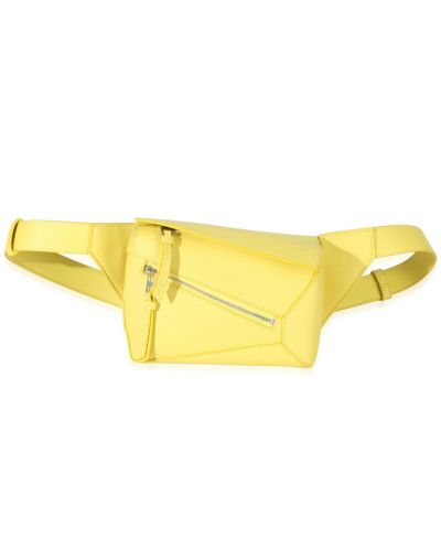 Сумка Loewe Yellow Calfskin Mini Puzzle Edge