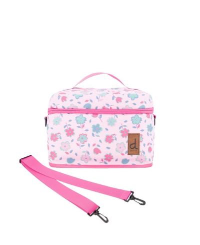 Deux par Deux Little Girl Flowers Charming Spacious Durable Lunch Box