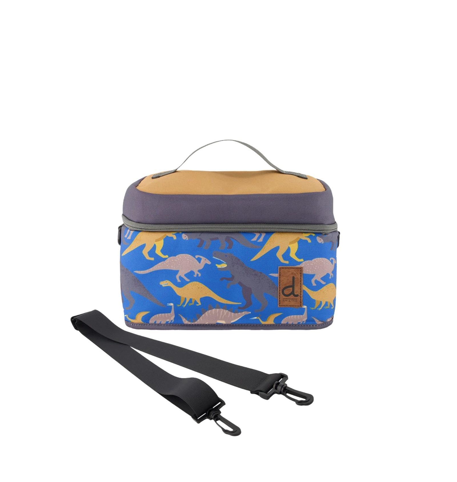 Deux par Deux Little Boy Dinosaur Durable Practical Lunch Box