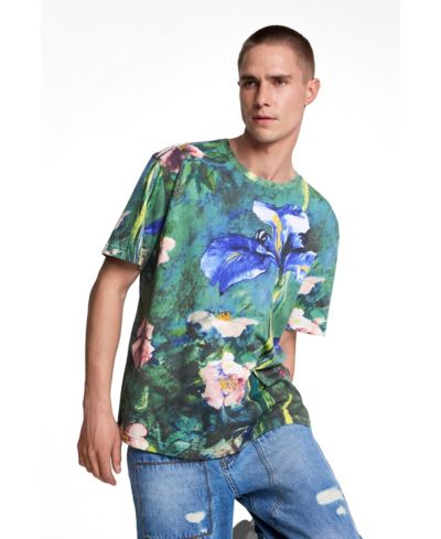 Desigual Мужская футболка с цветочным принтом