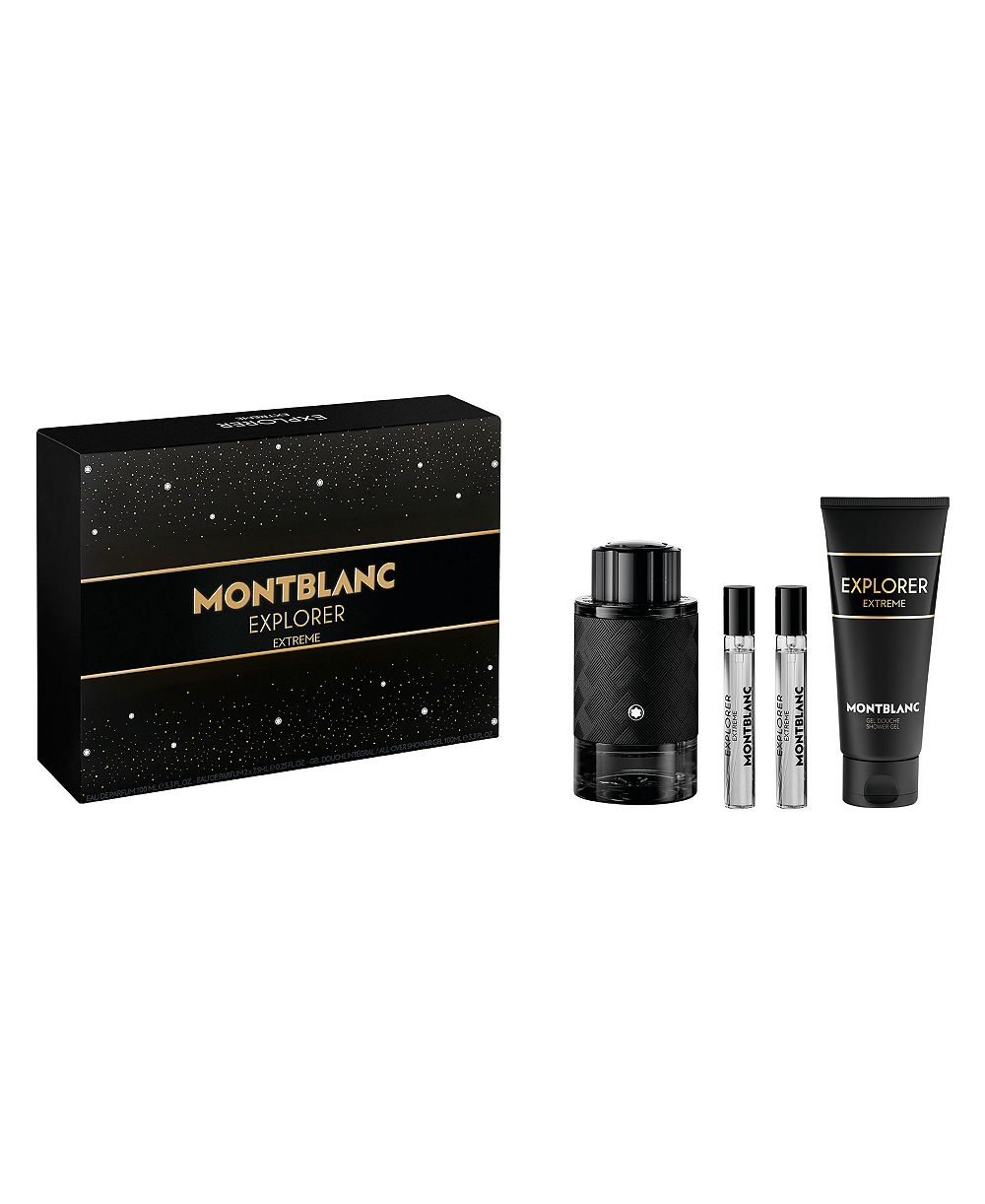 Montblanc мужской подарочный набор парфюма Explorer Extreme Eau de Parfum Spray, 4 предмета