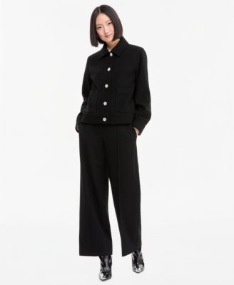 CeCe Women's Jewel Button Lady Work Jacket