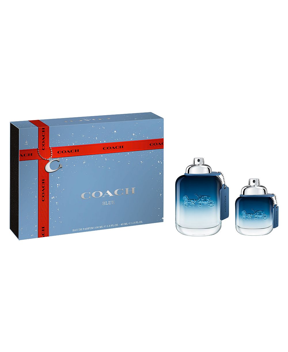 COACH подарочный набор из 2 флаконов туалетной воды Eau de Toilette синего цвета