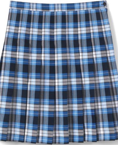Clear blue plaid