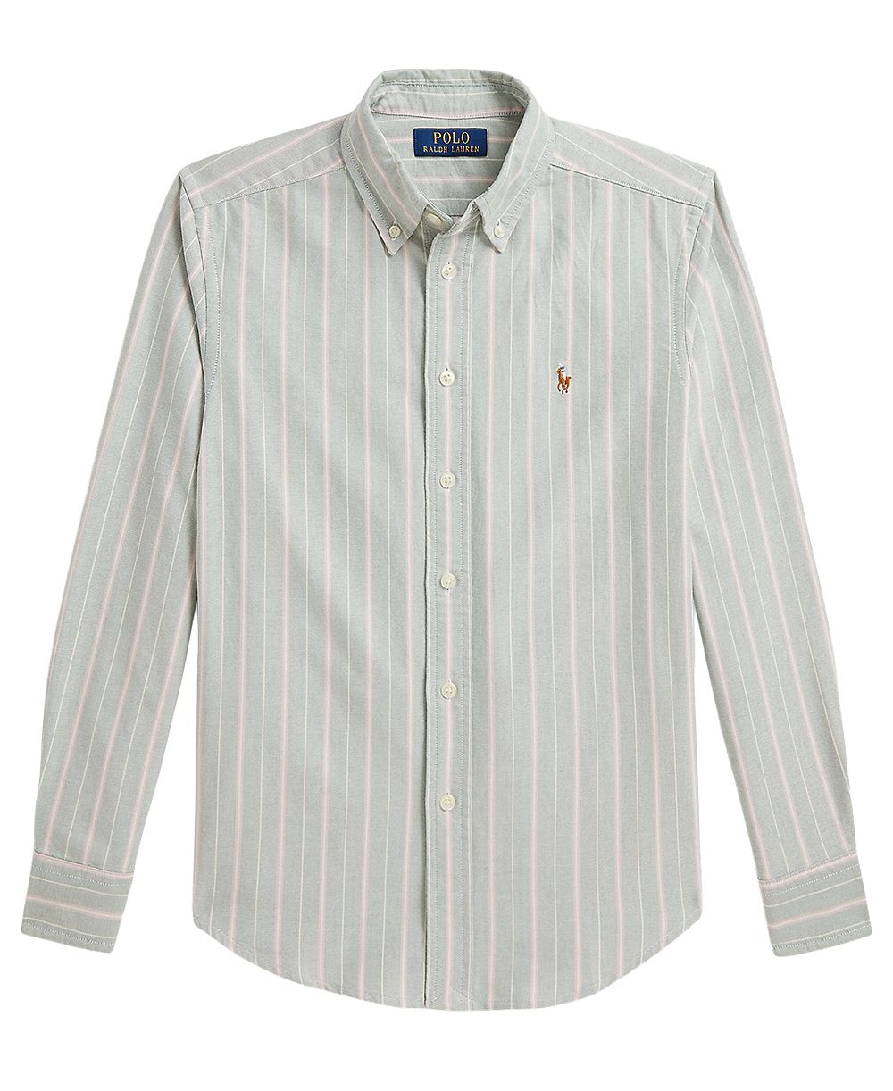 Polo Ralph Lauren Boys' 8-20 Striped Cotton Oxford Shirt
