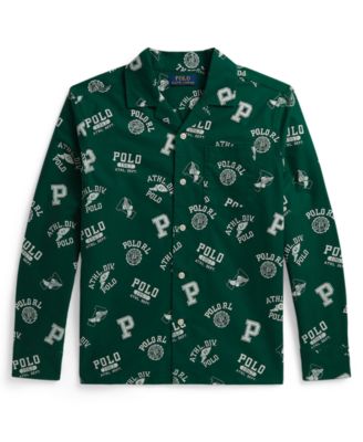 Polo Ralph Lauren хлопковая рубашка Oxford для мальчиков, принт