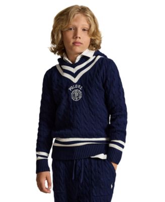 Детский джемпер Polo Ralph Lauren Boys' 8-20 Hooded Cricket Sweater