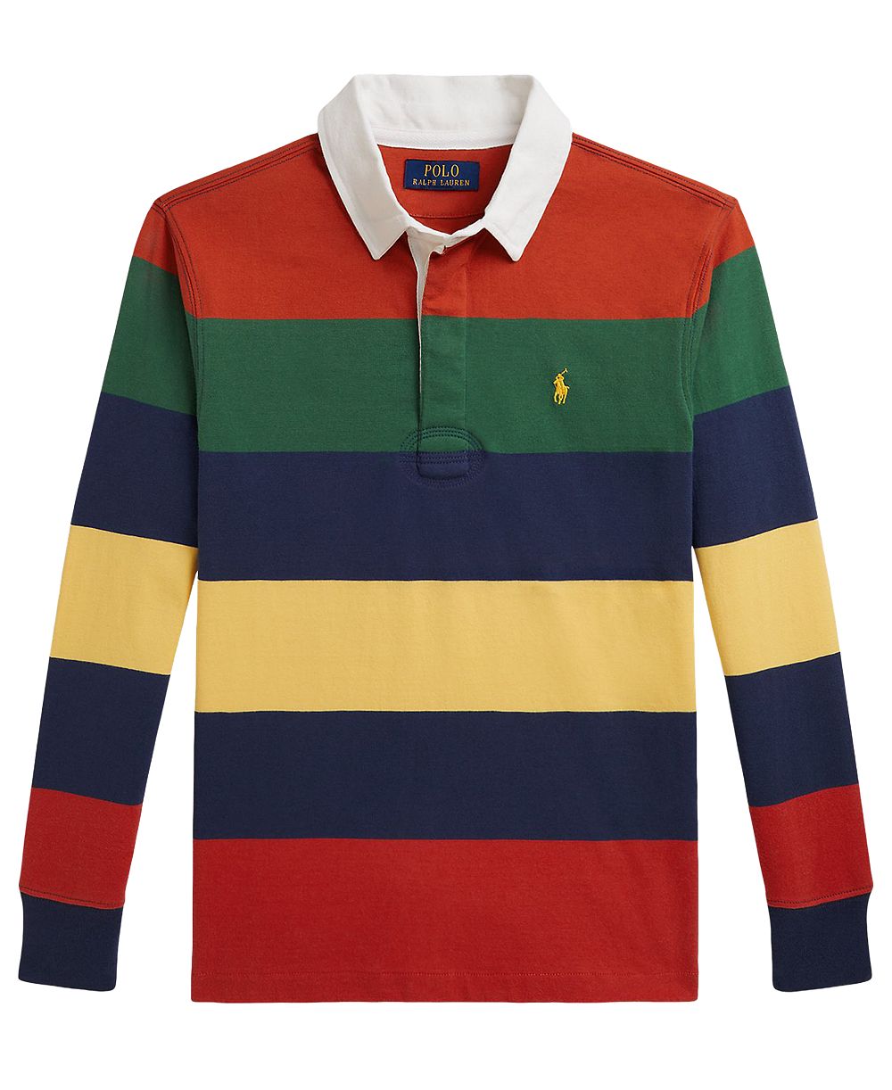 Polo Ralph Lauren Детская полосатая рубашка-регби 8-20