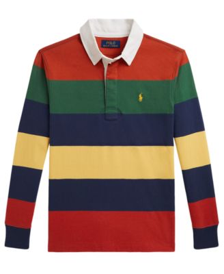 Polo Ralph Lauren Детская полосатая рубашка-регби 8-20