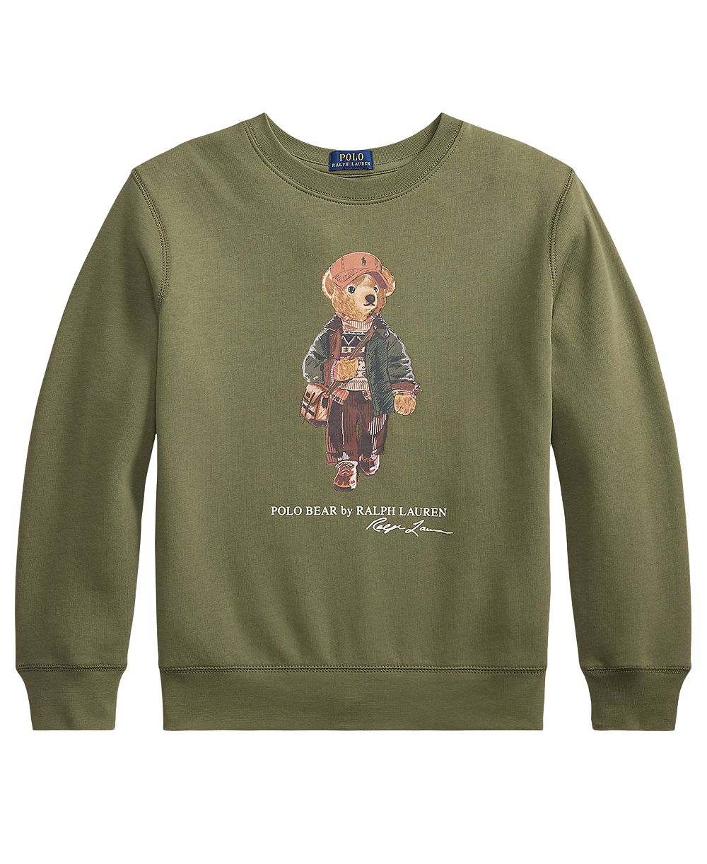 Детская флисовая толстовка Polo Ralph Lauren Boys' 8-20 Polo Bear Fleece Sweatshirt