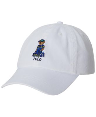 Детская хлопковая бейсболка Polo Ralph Lauren Open Polo Bear