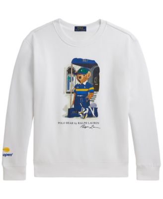 Детский лонгслив Polo Ralph Lauren Boys' 8-20 US Open Polo Bear