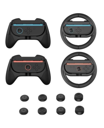 Biogenik 12-in-1 Ergonomic Controller Accessory Kit for Nintendo Switch 2 Joy-Con