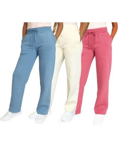 Женские спортивные брюки Blue Ice из флиса, свободного кроя, комплект из 3 шт