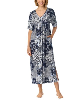 Ellen Tracy Women's V-Neck Pockets Long Tunic