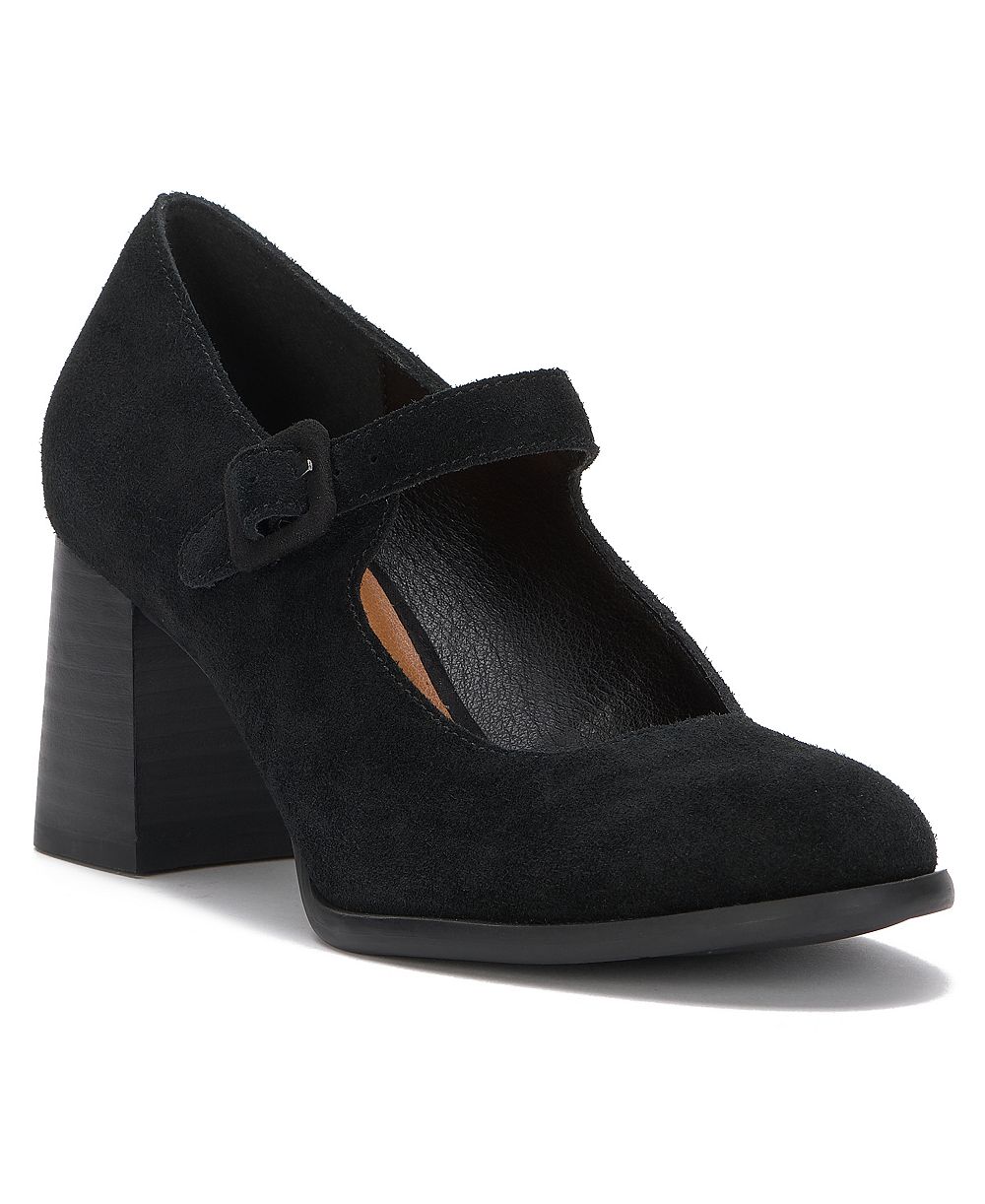 Lucky Brand Women's Bozley Block Heel Round Toe Pumps