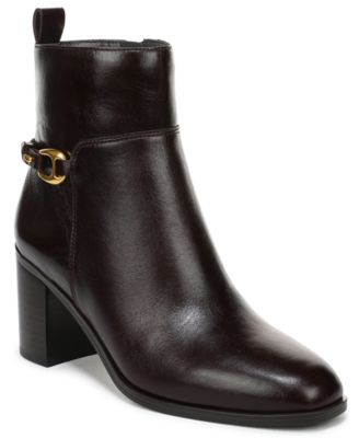 Franco Sarto Women's Valya Square Toe Zip Short Boots
